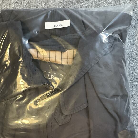 LL BEAN Men's Coat Jacket Gray Blue Size XL Poly Nylon - Picture 9 of 9